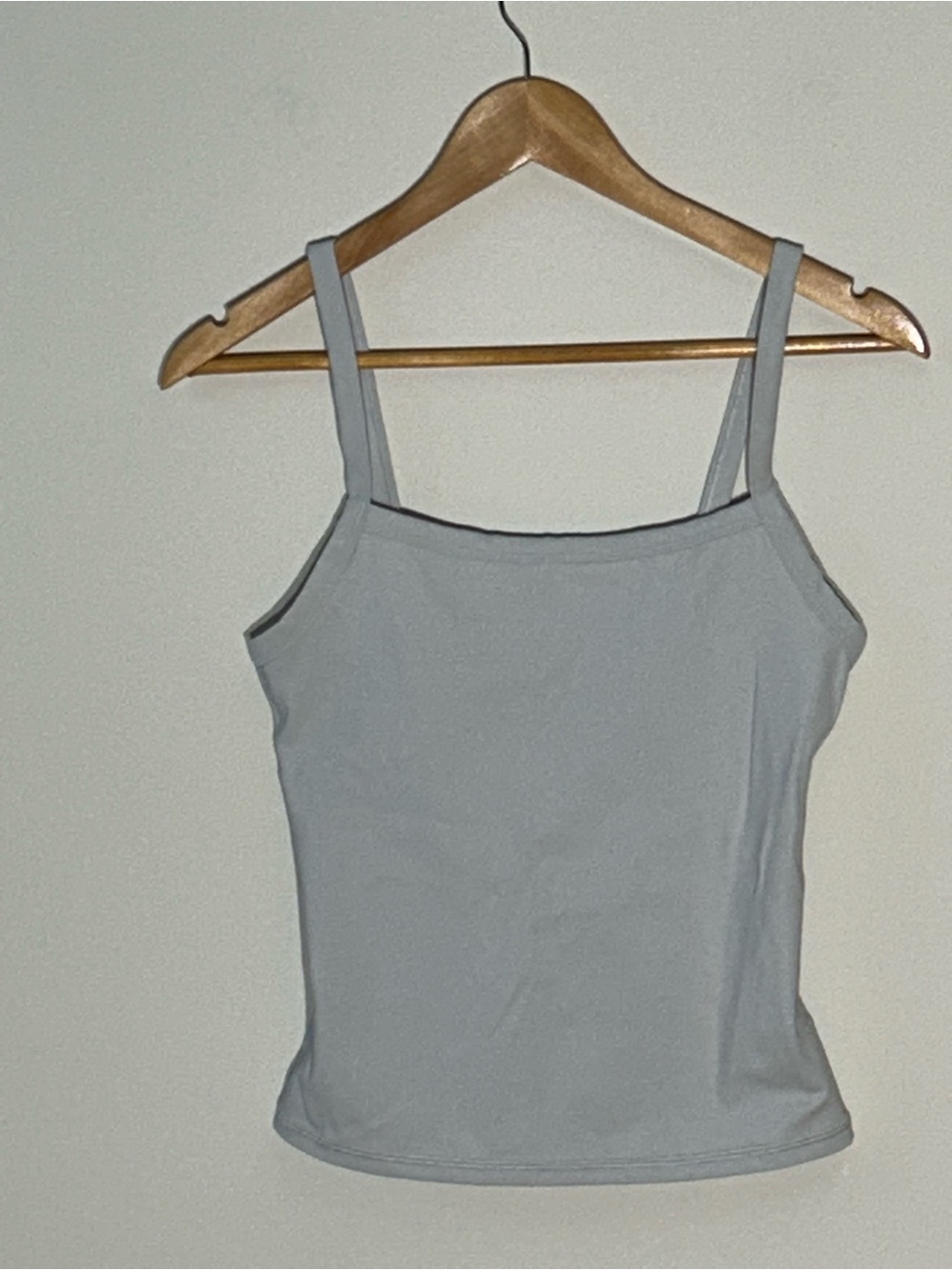 Aritzia Light Gray Square-Neck Tank